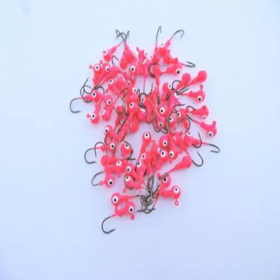 Lures Pro 50 PCs 1/8 oz Lead Jig Head Fishing Hooks Jig Heads Crappie