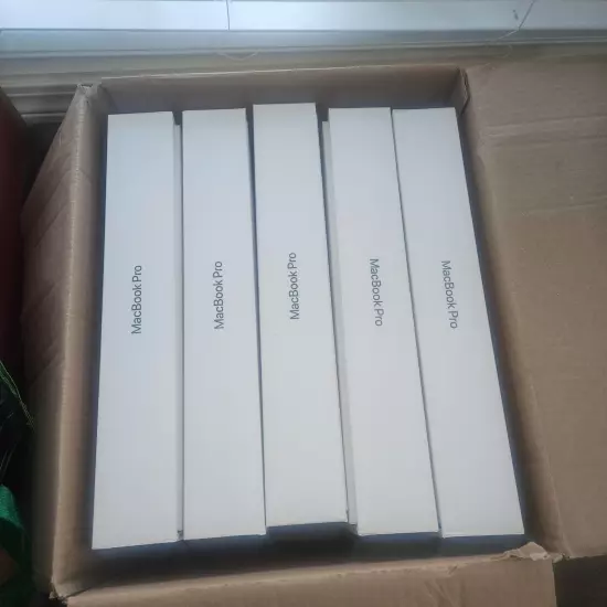 ( 5 ) Apple MacBook Pro 16-inch A2991 ( M3 ) Space Gray, EMPTY BOX ONLY