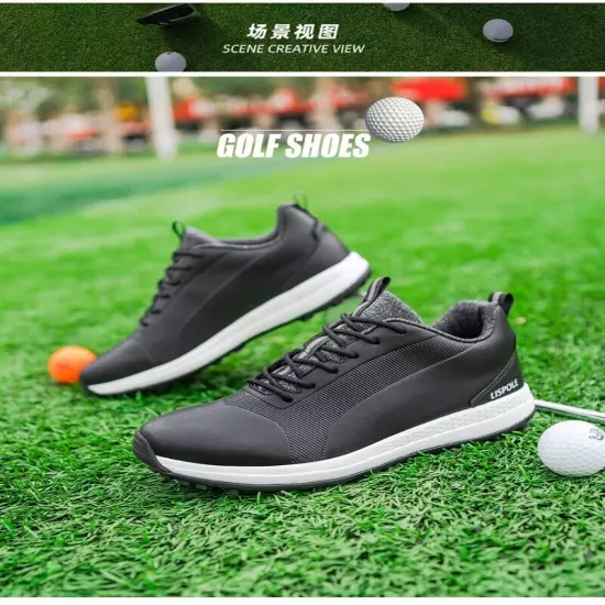 Training Golf Shoes Men Women Light Weight Breathable Non-slip Athletic Sneakers