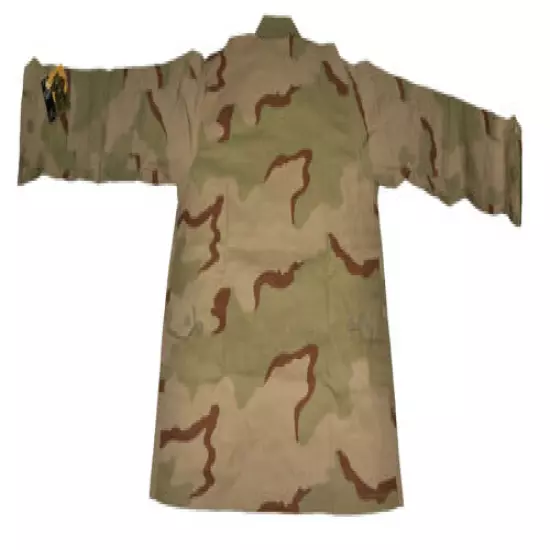 Rothco Men's Long Sleeve Button Front Ultra Force Desert Camo Shirt, L (41"-45")