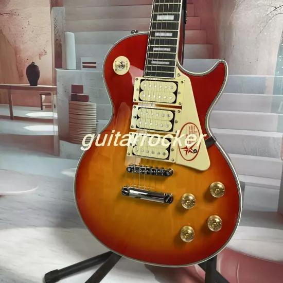 Greco EG600PR 1979-Red Sunburst Rare Ace Frehley LP Custom electric guitar