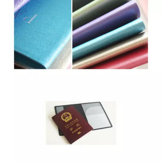 Travel Passport Holder Wallet Holder RFID Blocking Leather Card Case Cover