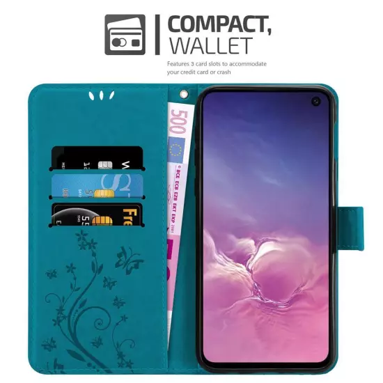 Case for Samsung Galaxy S10e Phone Cover Protection Flower Book Wallet