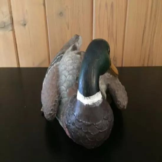 Duck Decoy Statue Figure 11 1/2" Long, 2 lbs. 5 oz.