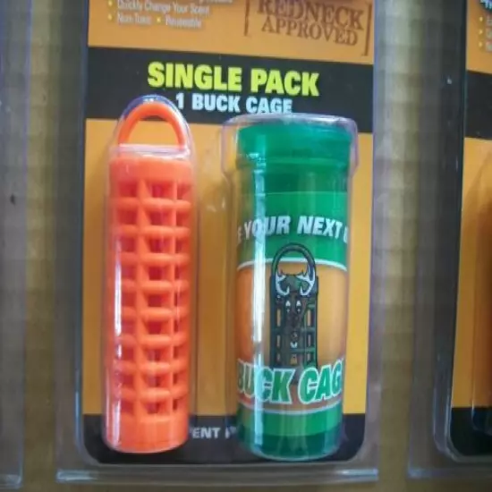 LOT OF 3 Foxworthy Buck Cage Single Pack Polymer Bead Scent Dispenser--NIB