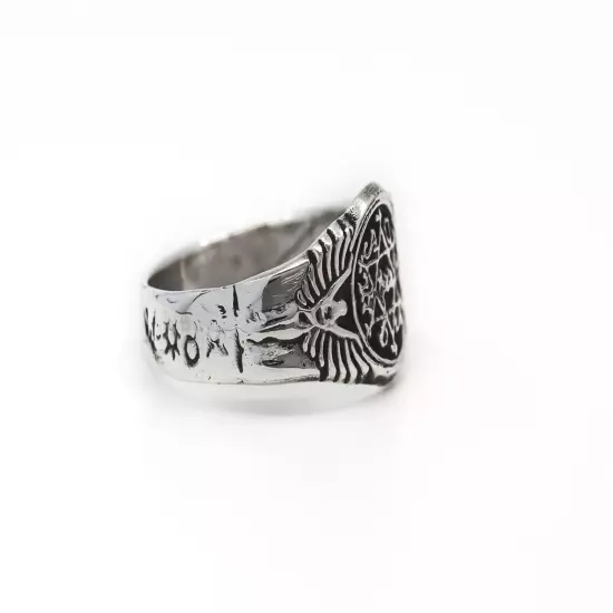 King Solomon Seal Ring Sterling Silver 925 