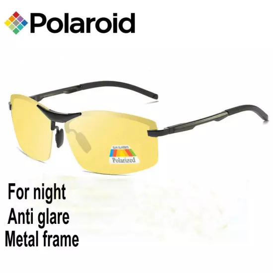 HD Night Driving Glasses Yellow Anti Glare Vision Tinted Unisex Sunglasses