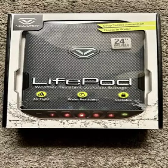 Vaultek LifePod Secure Waterproof Travel Case!