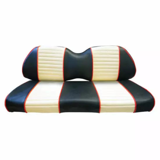 Golf Cart Custom Seat Covers Striped with Piping Club Car DS 2000+ 40+ Colors