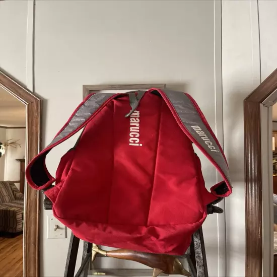 Red and Gray Marucci Sports Backpack