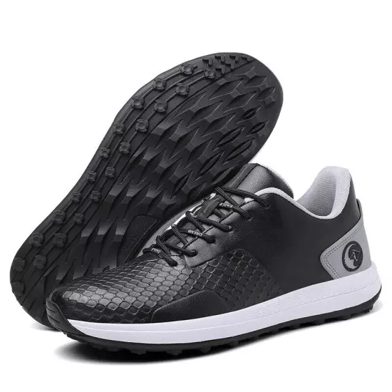 Comfortable Golf Shoes Men's Non-Slip Sneakers Waterproof Spikeless Golf Shoes