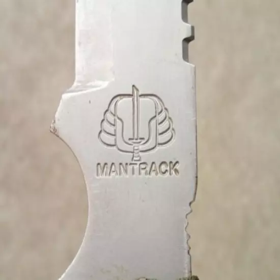 Mantrack Vintage Fixed Survival Knife Rough User Item 