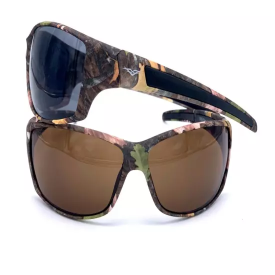 Men Vertex Polarized Tree Camouflage Camo Sports Hunting Sunglasses Shade