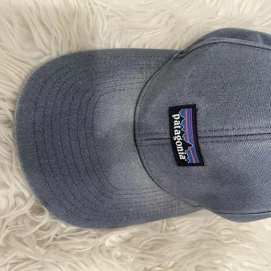 Patagonia Denim Blue Small Patch Snapback Hat Cap