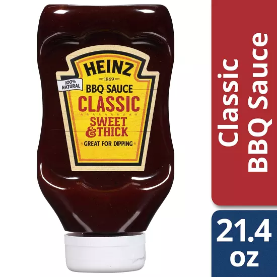 Original Sweet & Thick BBQ Sauce (21.4 Oz Bottles, Pack of 6)