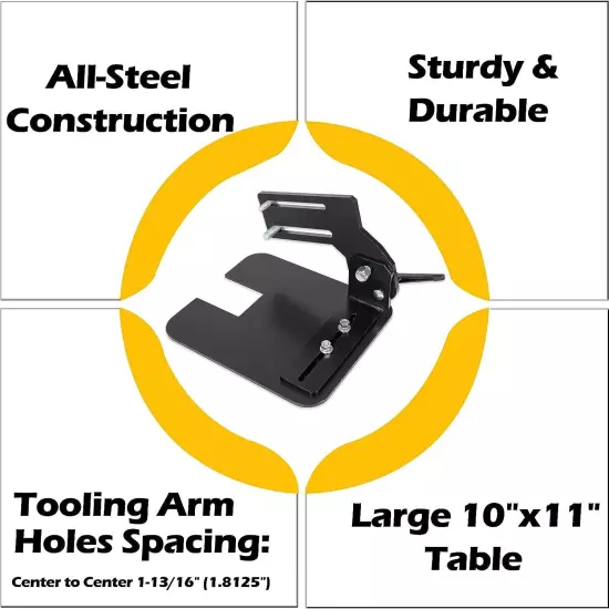 2x72" Knife Bevel Grinding Jig Tool Rest OBM Belt Grinder Tilt Table Flat Platen