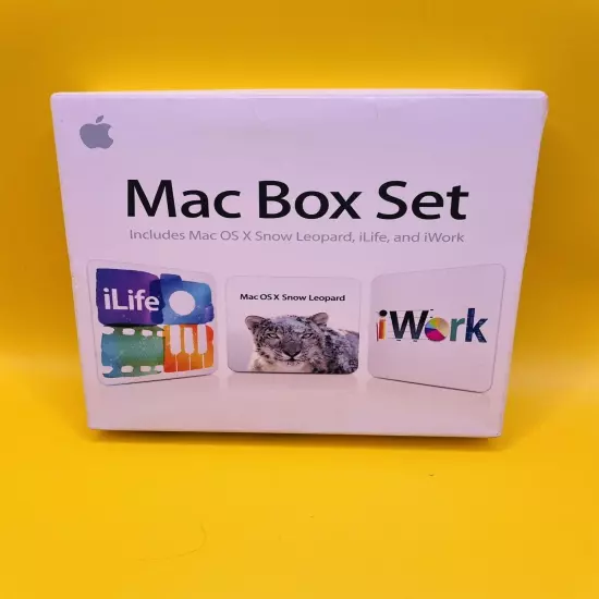 APPLE MAC BOX SET (MAC OS X SNOW LEOPARD, ILIFE, IWORK) MC680Z/A (CMP040528)