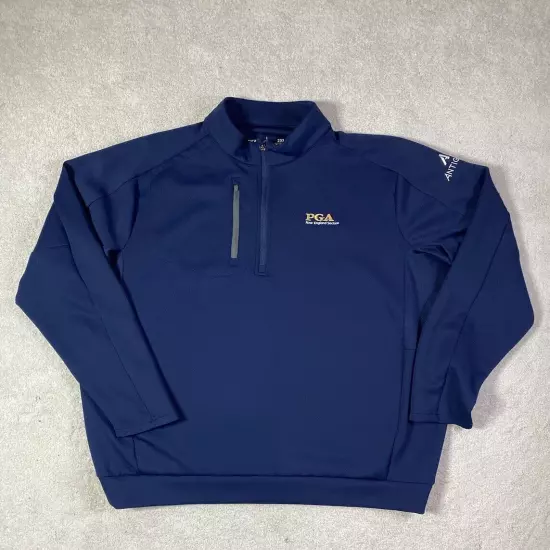 PGA New England Section 1/4 Zip Pullover Antigua Golf Performance Golf Men’s 2XL