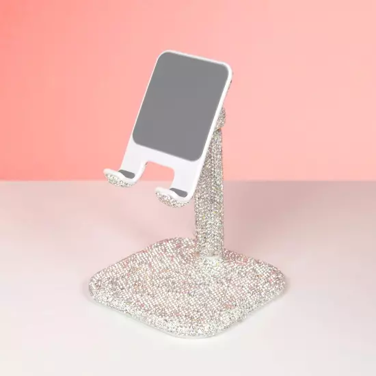 Bling Rhinestone Dazzling Universal Cell Phone Stand, Angle Adjustable Phone Sta