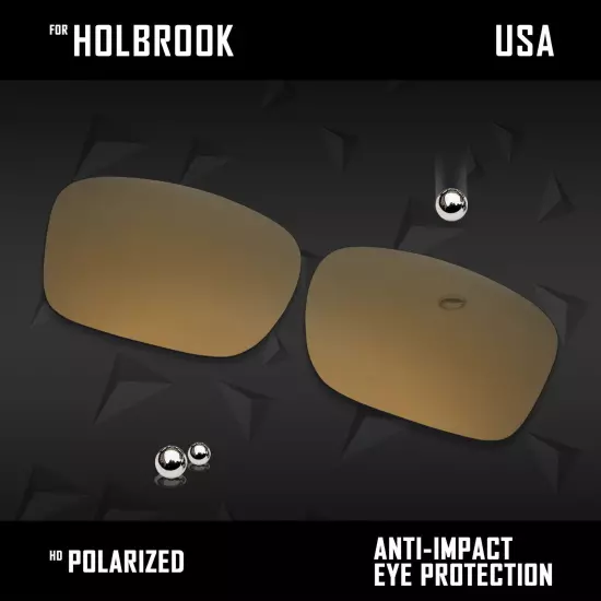 Anti Scratch Polarized Replacement Lenses for-Oakley Holbrook OO9102 Options