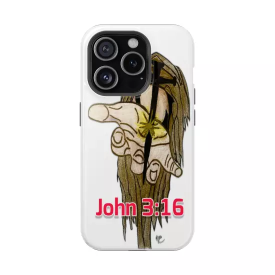 Mog's Magnetic Tough Cases John 3:16