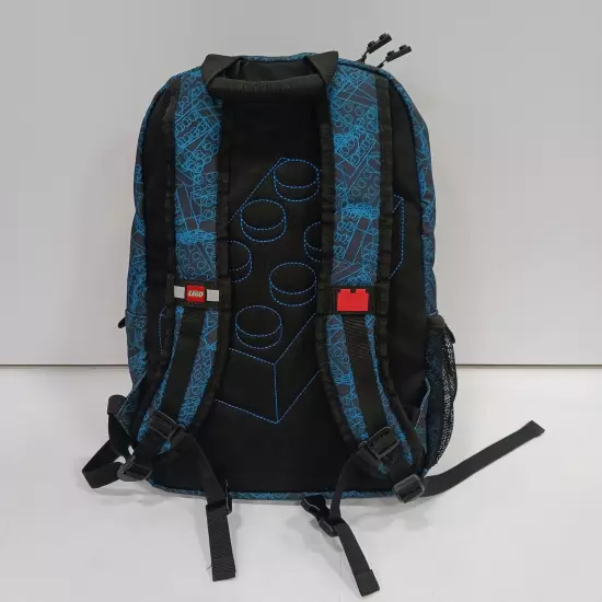 Lego Black/Blue Brick Print Heritage Classic Backpack