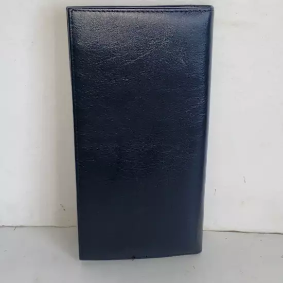 Samsonite Black Full Grain Leather Travel Wallet Passport Card ID Money Holder