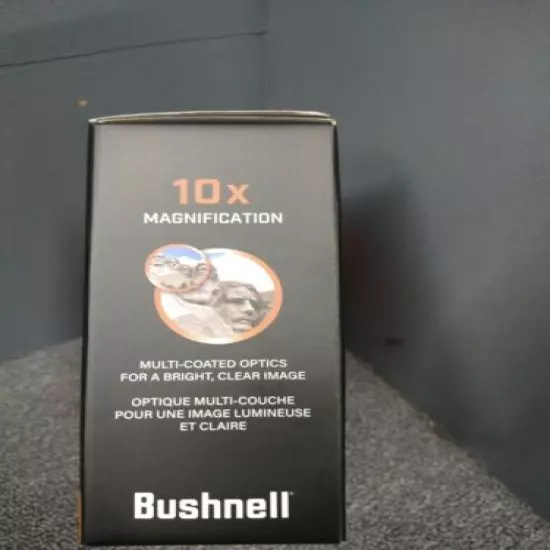 NIB Bushnell PowerView 2 Binoculars 10x25mm compact lightweight - Grey