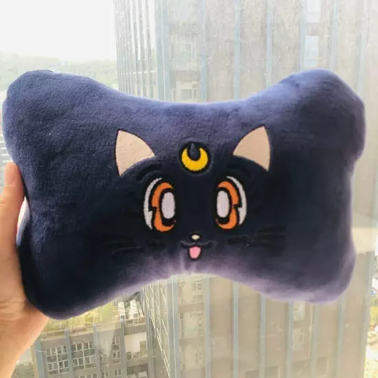 Sailor Moon Cat Neck Pillows soft Car belts Headrest Seat Head Cushion