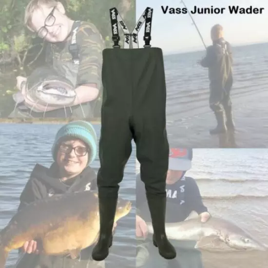 Vass 600 Junior Kids Women Series Chest Wader VA600-70J *All Sizes* NEW Carp