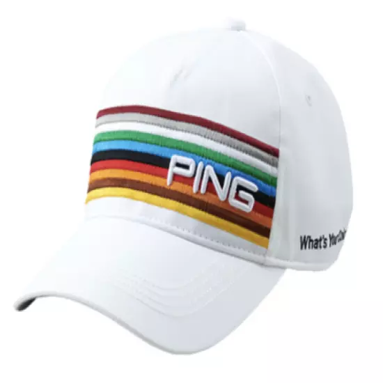 PING Japan Golf Color Code Cap Tour Model HW-C222 Flex Fit White