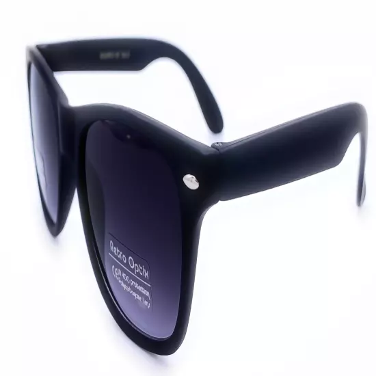 Retro Optix Classic 80’s Vintage Style Sunglasses Rubberized Frame Gradient Lens