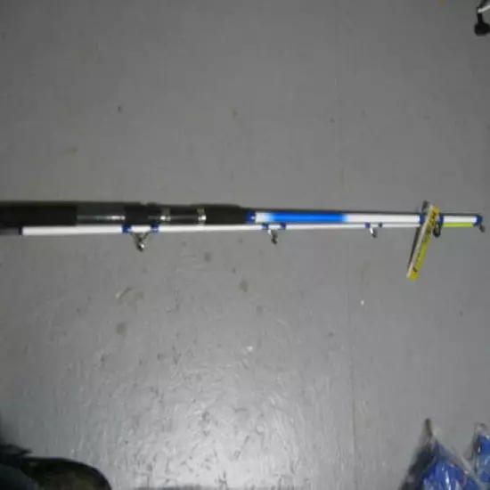 7ft ol whisker catfish rod 2 piece med heavy spinning ( could be blue and white)