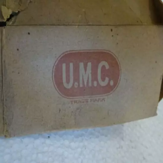 vintage UMC Union Metallic Cartridge 12 Gauge Shotgun Shell Wads box empty B