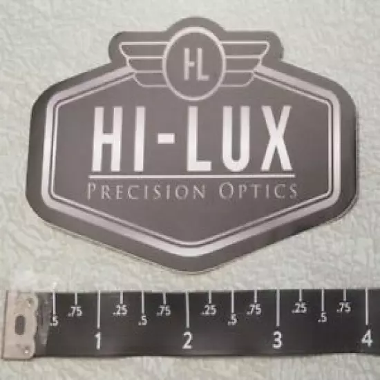 Hi-Lux Precision Optics Vinyl Sticker / Decal OEM Original Scope Red Dot