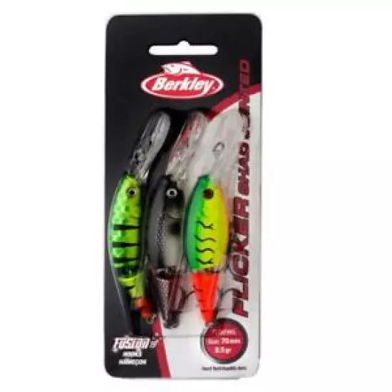 Berkley Flicker Shad 3 Pack Fishing Kit