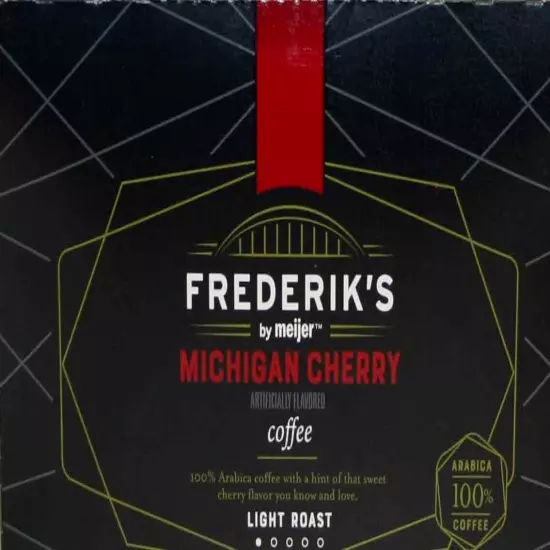 Cherry Coffee 18 ct Frederik's By Meijer Michigan Light Roast Keurig K Cup Cups