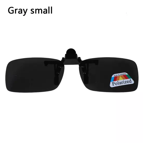 Clip-on Polarized Day Night Vision Flip-up Lens Driving Glasses Sunglasses Y;vm