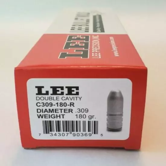 LEE 90369 Double Cavity Bullet Mold C309-180-R *Ships within 1 Business Day*