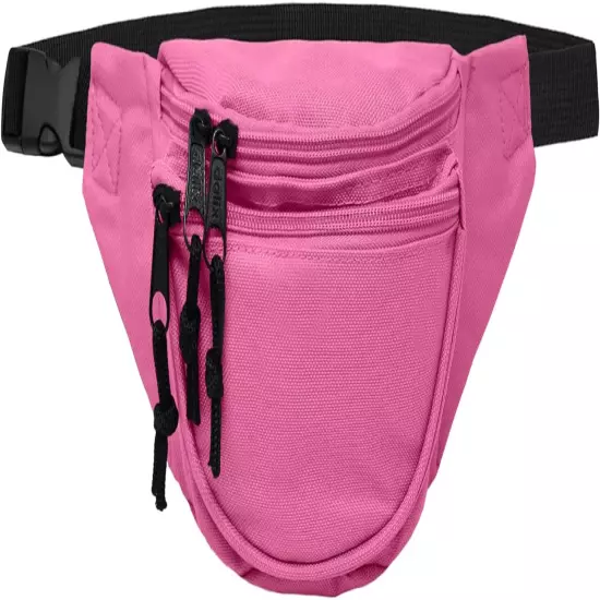 Fanny Pack w/ 3 Pockets Traveling Concealment Pouch Airport Money Bag