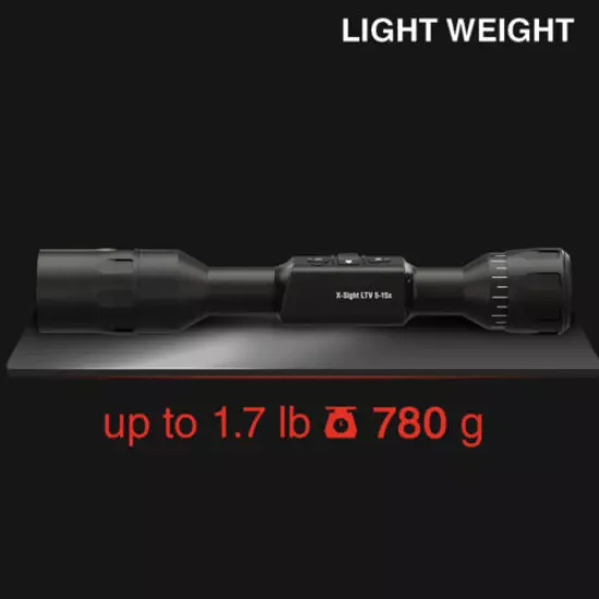 ATN X-Sight LTV 5-15x Day/Night Scope + FREE Set: IR850 Supernova +2Day Shipping