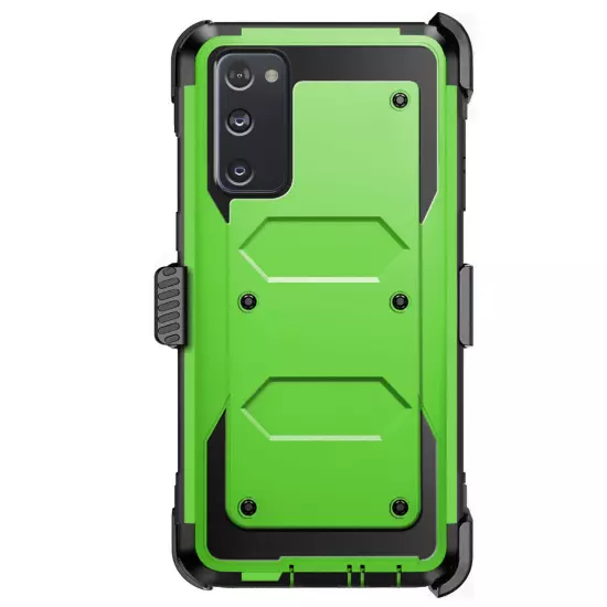 For Samsung Galaxy S20 FE 5G Shockproof Phone Case Cover w/ Belt Clip Holster