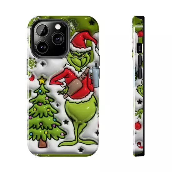 Grinch Tough Phone Cases Samsung S20 S21 S22 S23 Iphone 15 14 13 12 11