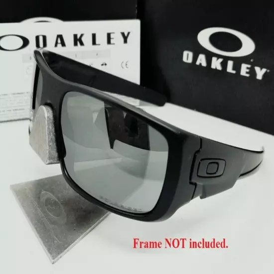 Oakley CRANKSHAFT replacement BLACK IRIDIUM POLARIZED sunglasses LENSES New OEM