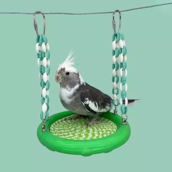 Parrot Swing Hammock Toys Bird Cage Hanging Platform Bird Cage Climbing Net