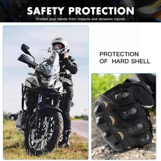 Motocross Motorcycle Gloves Full Finger Anti-slip Anti-fall Breathable Gloves