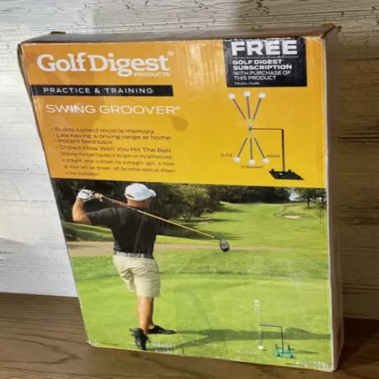 Golf Digest SWING GROOVER Practice & Training Aid - 088-04-0332 New In Box