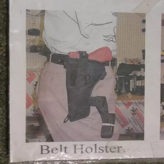 10" Revolver NON Scoped Bandoleer-Shoulder-Belt Holster With It's Own Belt 