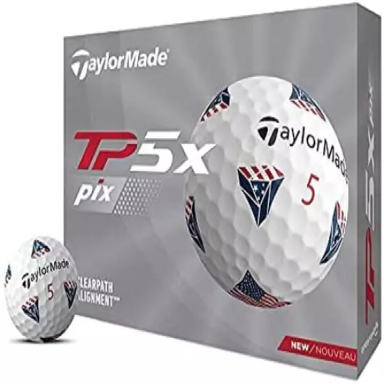 Taylormade Tp5X Pix USA Golf Balls