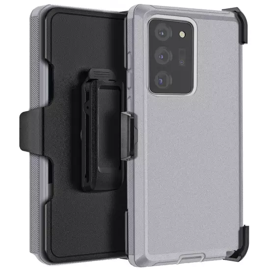 For Samsung Galaxy Note 20/Note 20 Ultra 5G Shockproof Case Cover + Belt Clip